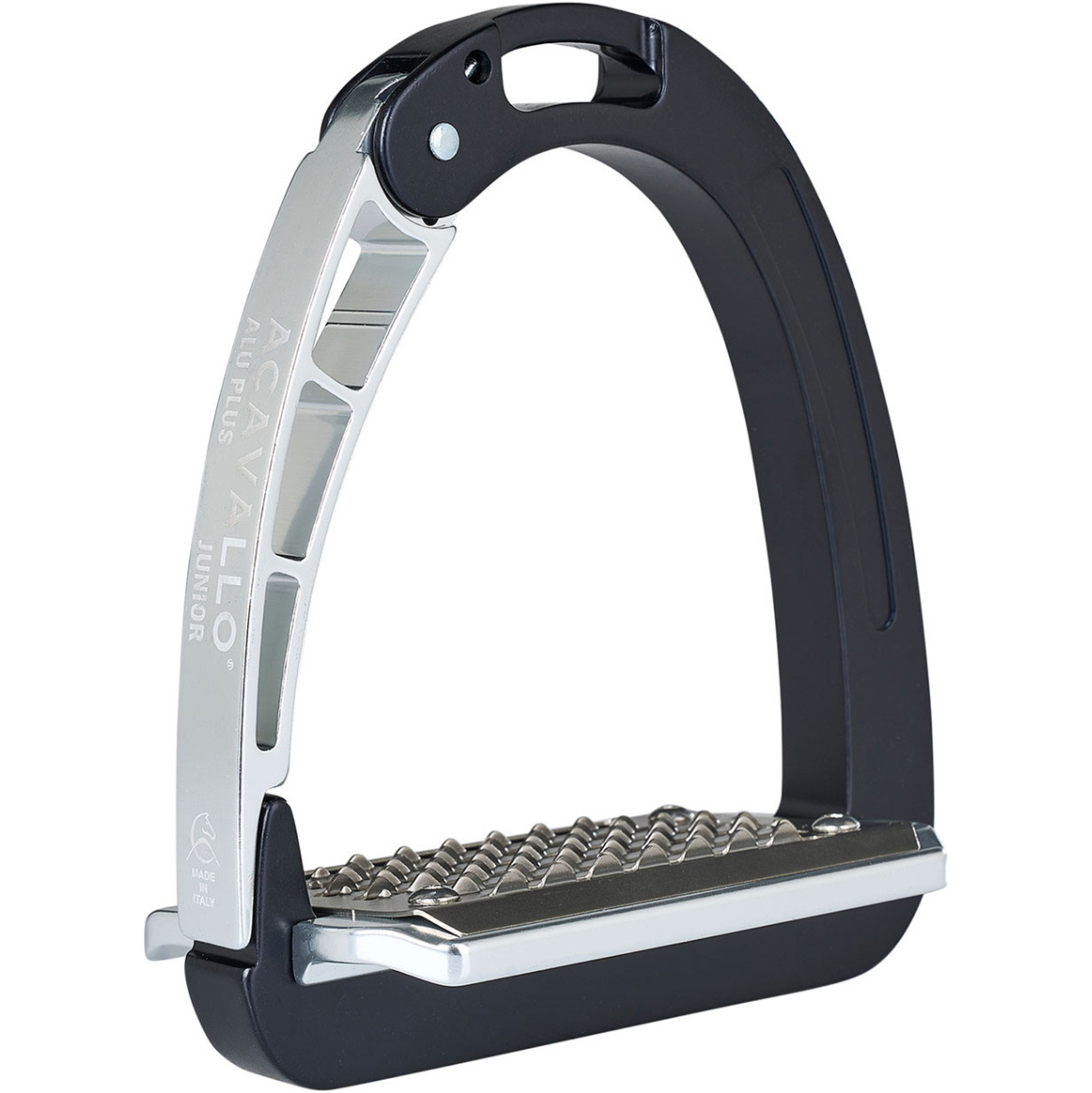 2026 Acavallo Arena Aluplus Junior Stirrups AC618 - Black